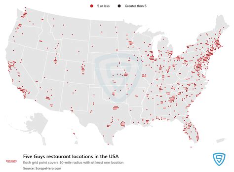 five guys locations